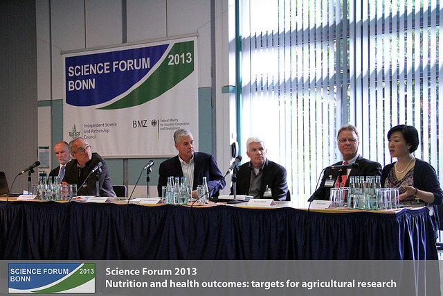 Science_Forum_2013_Podiumsdiskussion_Quelle_Foto: www.blog.tropentag.de